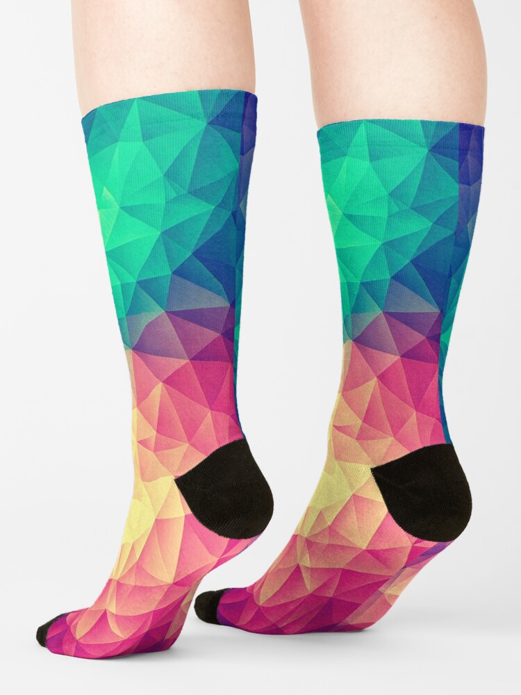 Abstract Polygon Multi Color Cubism Low Poly Triangle Pride / LGBT