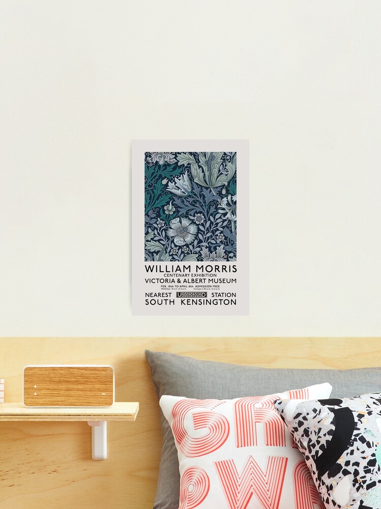 William Morris V&A Museum Exhibition Poster - Acanthus