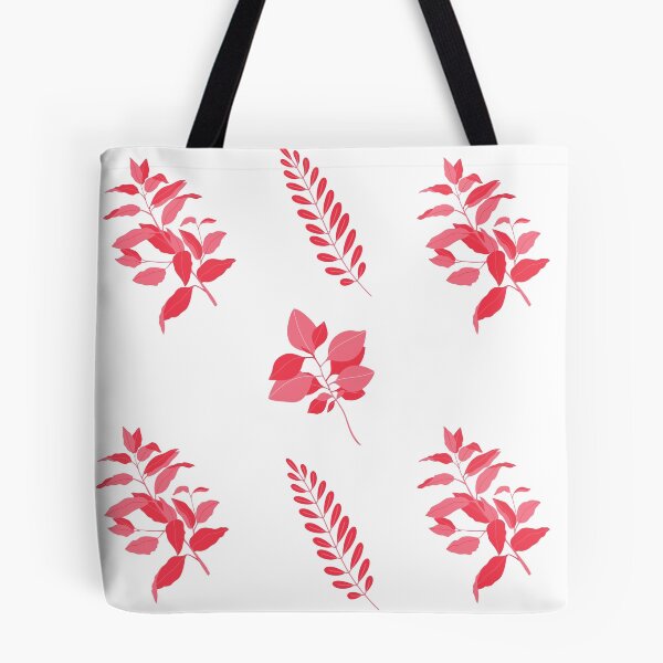 Aperçu de l'œuvre Feuilles et plantes d'automne rouges créée et vendue par 2Cheesy4U.