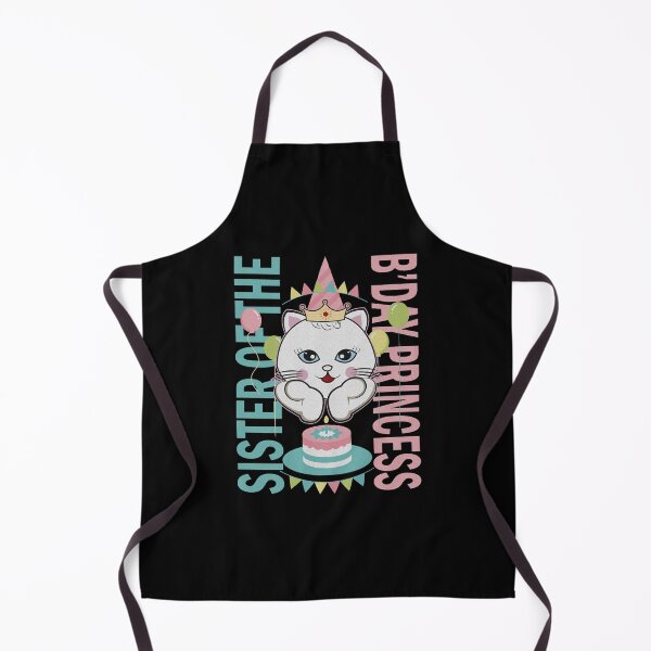 Item preview, sister of the birthday princess cat design designed and sold by vidyaroul.