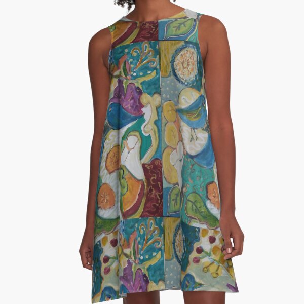 Zigzag A-Line Dress