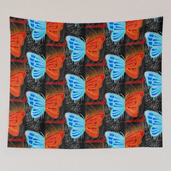 Item preview, Fire and Ice Butterfly designed and sold by AbicArtsStudio.