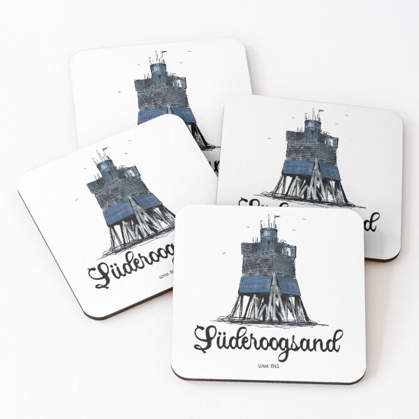 Item preview, Copy of Süderoogsand lighthouse North Sea for Schleswig-Holstein fans designed and sold by emm-j.