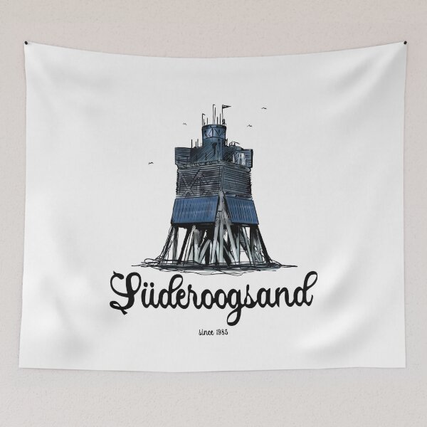 Item preview, Copy of Süderoogsand lighthouse North Sea for Schleswig-Holstein fans designed and sold by emm-j.