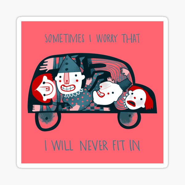 Item preview, Social Anxiety Clown Car designed and sold by superstarling.