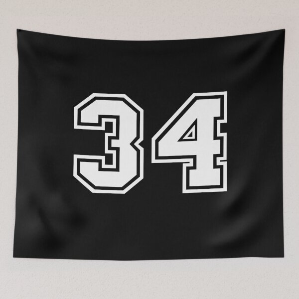 Item preview, Sports Team Jersey Number #34 Gift designed and sold by fungear.