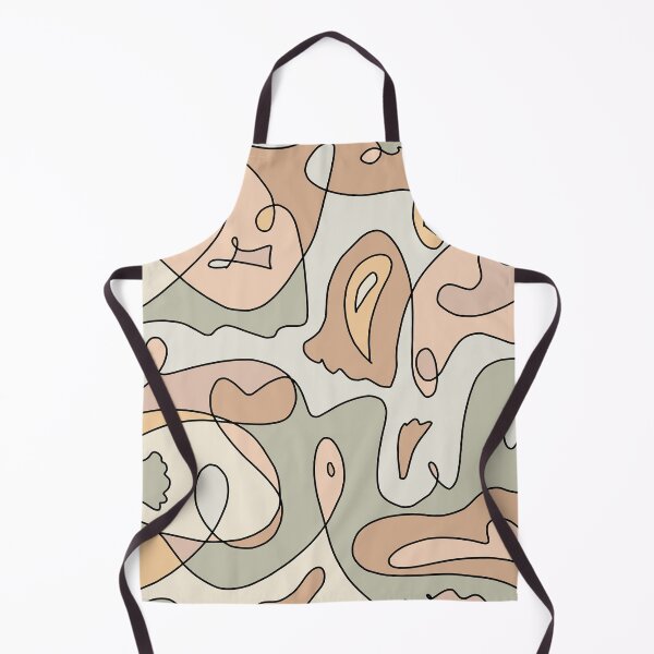 Item preview, Warm/Neutral Pastels Trendy Squiggle Design Warm Colors and Vintage Aesthetic designed and sold by kyleefaith13.