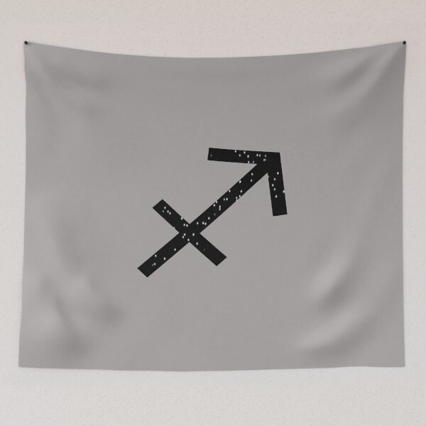 Item preview, Sagittarius Symbol Black and White Stars designed and sold by BoldNFresh.