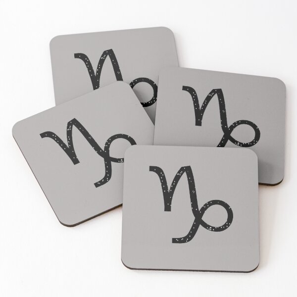 Item preview, Capricorn Symbol Black and White Stars designed and sold by BoldNFresh.