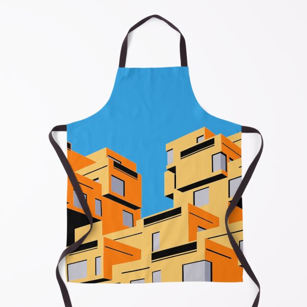 Item preview, Habitat 67 Block Colours, Montreal, Canada Print, Brutalist, Brutalism, Architecture designed and sold by sketchingarchi.