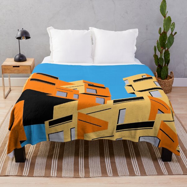 Item preview, Habitat 67 Block Colours, Montreal, Canada Print, Brutalist, Brutalism, Architecture designed and sold by sketchingarchi.