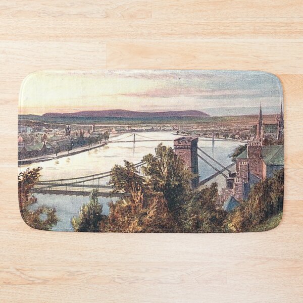 Item preview, Vintage Illustration of Inverness from the Castle designed and sold by yourscotland.
