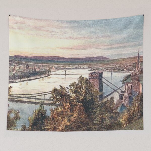 Item preview, Vintage Illustration of Inverness from the Castle designed and sold by yourscotland.