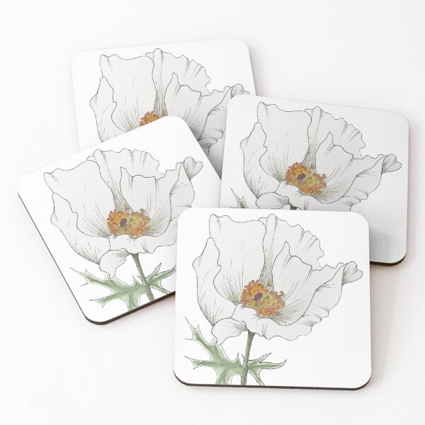 Item preview, Blue Stemmed Prickly Poppy designed and sold by ibleedheart.
