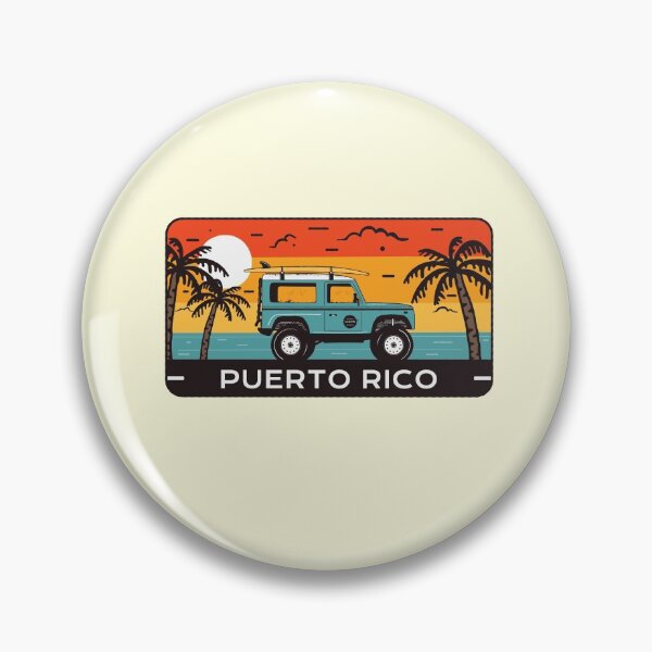 Item preview, Gift for Puerto Ricans | Puerto Rico Flag Retro Sunset Palm Tree designed and sold by ETIndustries.