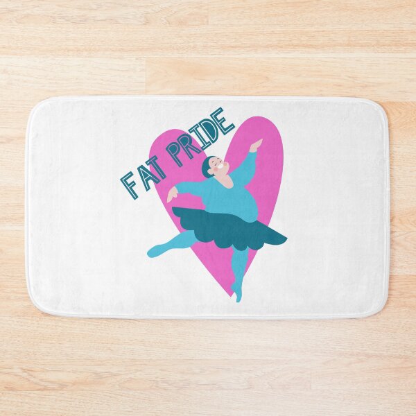 Item preview, Fat Pride! Happy fat woman dancing designed and sold by incurablehippie.
