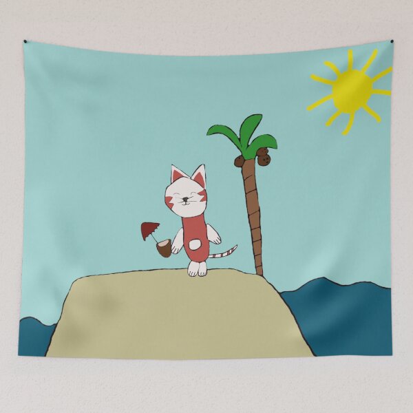 Item preview, cat Island designed and sold by TravelfromStar.