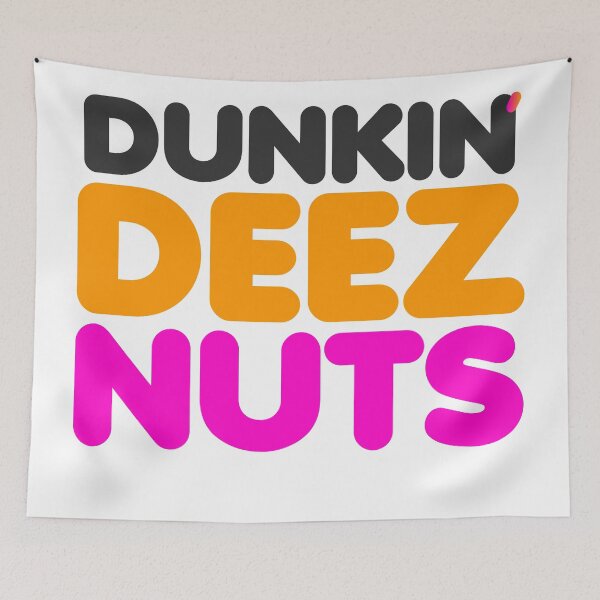 Item preview, DRUNKIN DEEZ NUTS - FUNNY DESIGN designed and sold by redblackline.