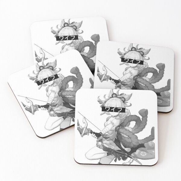 Artikelvorschau, Yoimiya Genshin Impact Waifu Sticker entworfen und verkauft von LilSugoi.