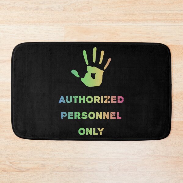 Item preview, Authorized Personnel Only Rainbow Sign designed and sold by pallkris.