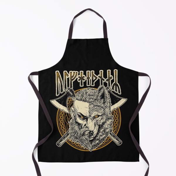 Item preview, Viking Wolf Ulfhednar Pagan Warrior Ulfhedinn Norse Futhark Runes designed and sold by BluePagan.