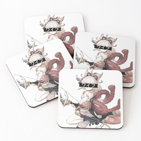 Artikelvorschau, Yoimiya Genshin Impact Waifu Sticker entworfen und verkauft von LilSugoi.