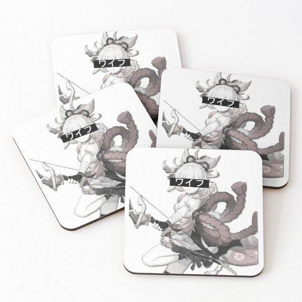 Artikelvorschau, Yoimiya Genshin Impact Waifu Sticker entworfen und verkauft von LilSugoi.