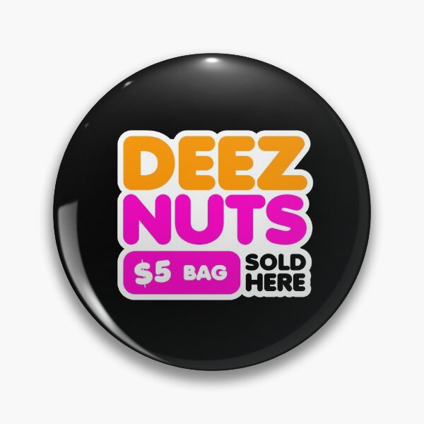 Item preview, DEEZ NUTS SOLD HERE - 5 DOLLARS BAG - FUNNY DESIGN - BLACK VERSION designed and sold by redblackline.