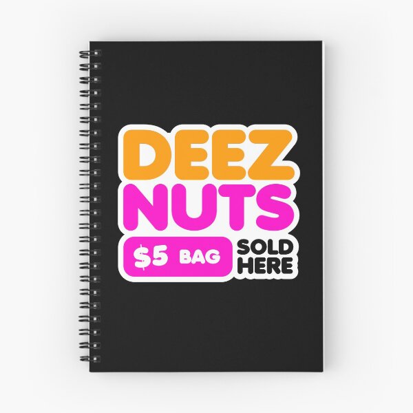 Item preview, DEEZ NUTS SOLD HERE - 5 DOLLARS BAG - FUNNY DESIGN - BLACK VERSION designed and sold by redblackline.