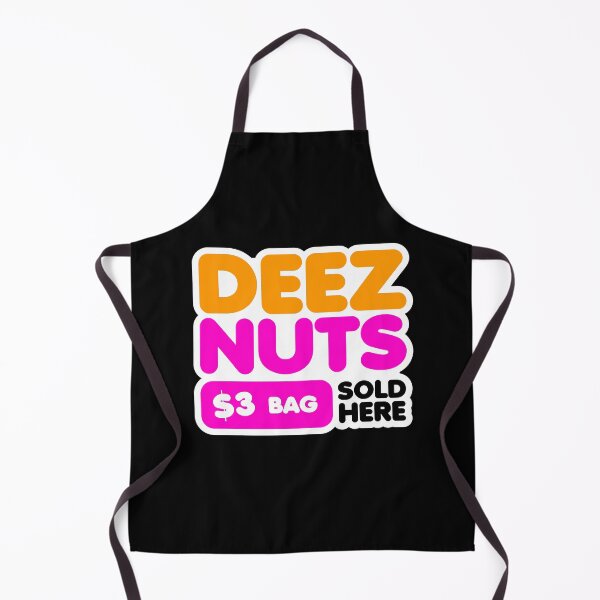 Item preview, DEEZ NUTS SOLD HERE - 3 DOLLARS BAG - FUNNY DESIGN - BLACK VERSION designed and sold by redblackline.