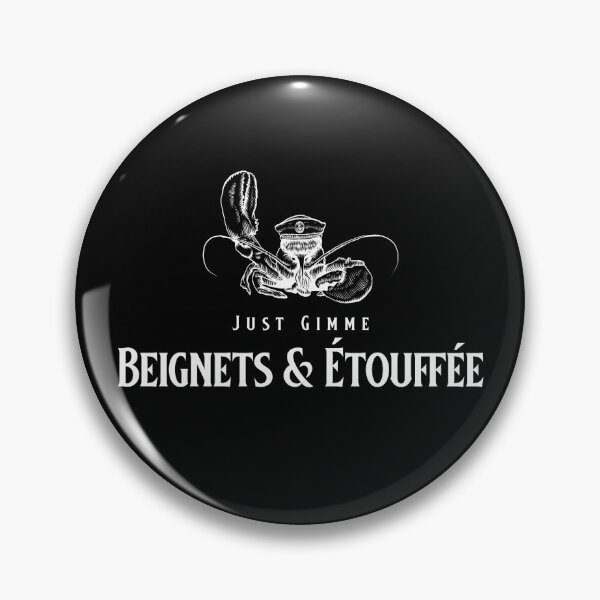 Item preview, Just Gimme Beignets & Étouffée (White Text)  designed and sold by SweetLouiseTees.