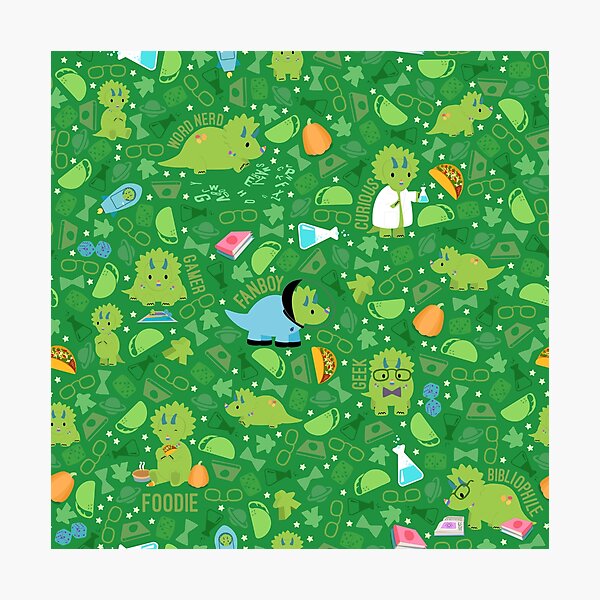 Item preview, Smartie the Triceratops Pattern designed and sold by LittleOrionShop.