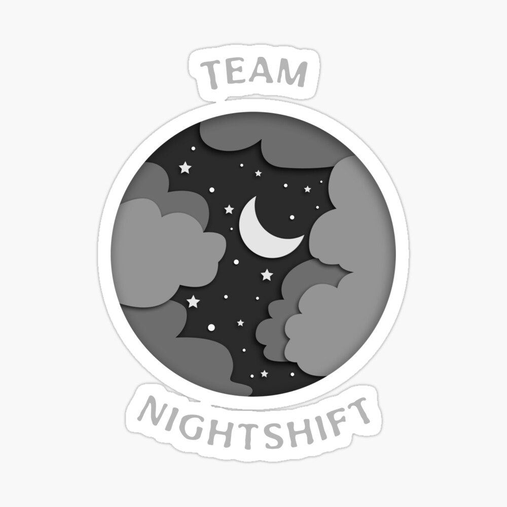 Night Shift Support' Deep Sea Creatures - Funny Job Designs for T-shirts,  stickers and other accessories Essential T-Shirt for Sale by  LascivaMercator