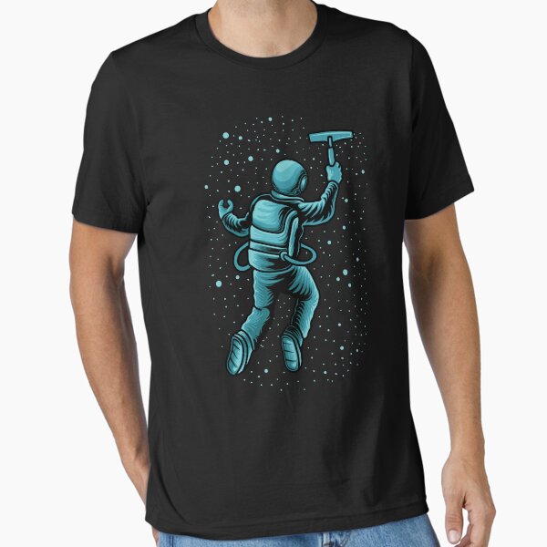 Item preview, Astronaut cleaning space, funny, trendy designed and sold by SourceSoul.