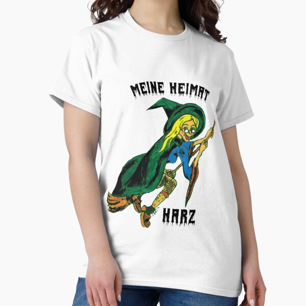 My home Harz with Brockenhexe hexe harz mountains Classic T-Shirt