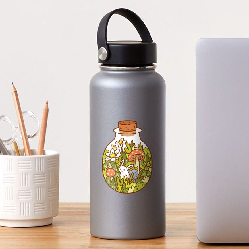 Bunny in a Bottle Sticker
