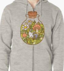 Bunny in a Bottle Zipped Hoodie