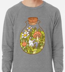 Häschen in einer Flasche Leichtes Sweatshirt