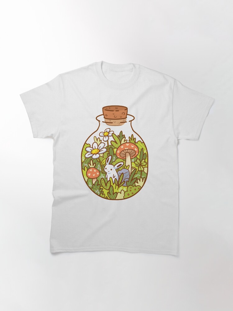 Vista alternativa de Camiseta clásica Conejito en una botella