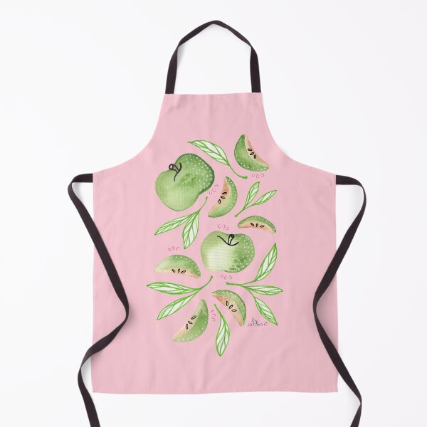 Item preview, Granny Smith Apples in Pink designed and sold by LZ Cathcart.