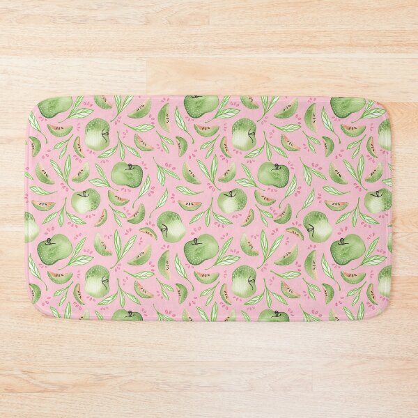 Item preview, Granny Smith Apples in Pink  designed and sold by LZ Cathcart.