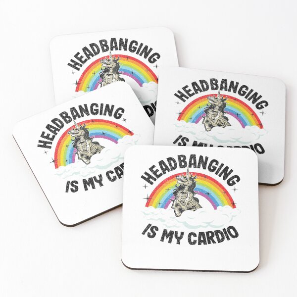 Item preview, Headbanging Is My Cardio Funny Heavy Metal designed and sold by Stronzi.