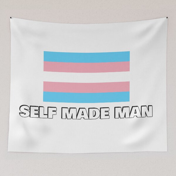 Item preview, Self made man - trans flag designed and sold by Inspirationmotivation.