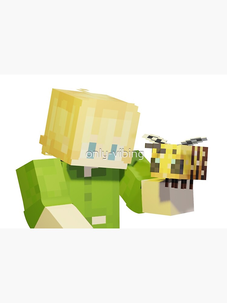 tubbo dream smp minecraft skin | Art Board Print