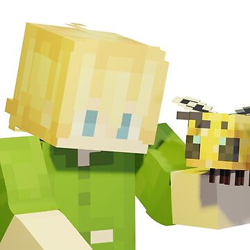 tubbo dream smp minecraft skin | Art Board Print