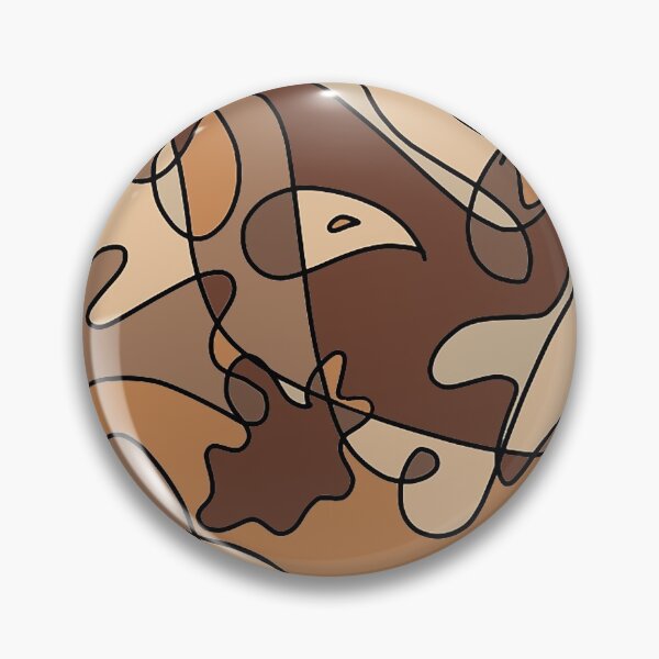 Item preview, Brown and Beige Trendy Squiggle Design- Warm Colors and Vintage Aesthetic designed and sold by kyleefaith13.
