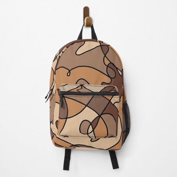 Item preview, Brown and Beige Trendy Squiggle Design- Warm Colors and Vintage Aesthetic designed and sold by kyleefaith13.