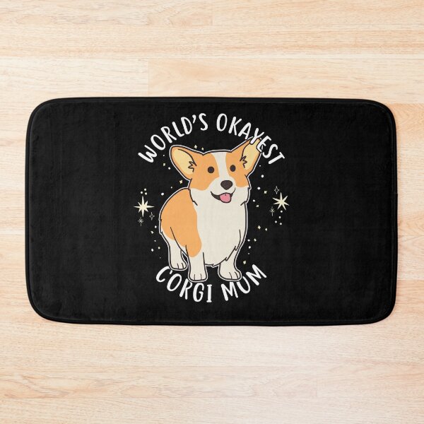Item preview, World's Okayest Corgi Mom designed and sold by Clara Hollins.