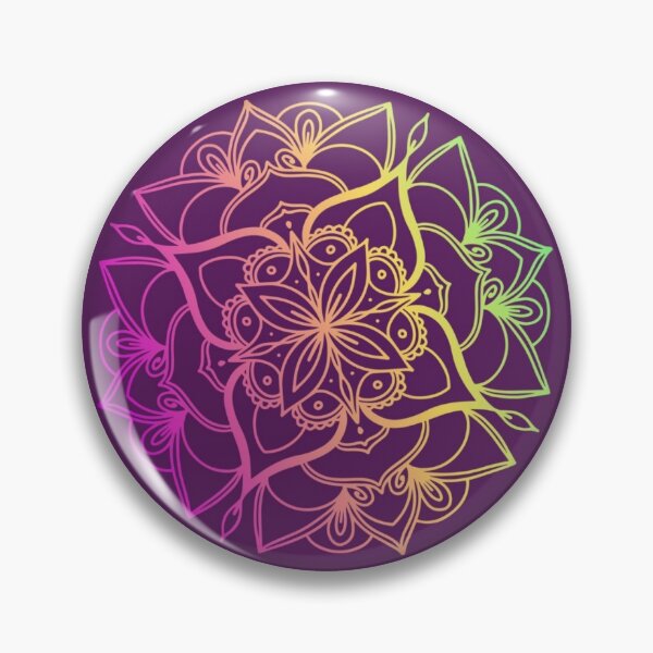 Item preview, Purple love mandala designed and sold by DeliriousSteve.