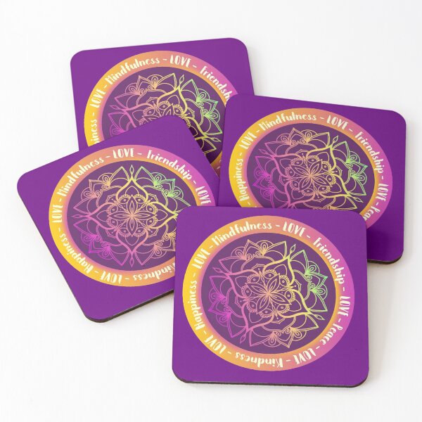 Item preview, Purple love mandala designed and sold by DeliriousSteve.